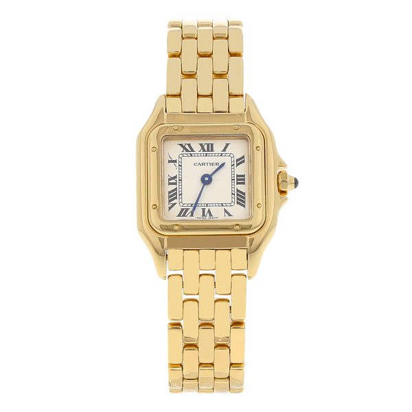 Reloj Cartier para dama modelo Panthere en oro amarillo 18 kilates.