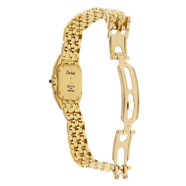 Reloj Cartier para dama modelo Panthere en oro amarillo 18 kilates.