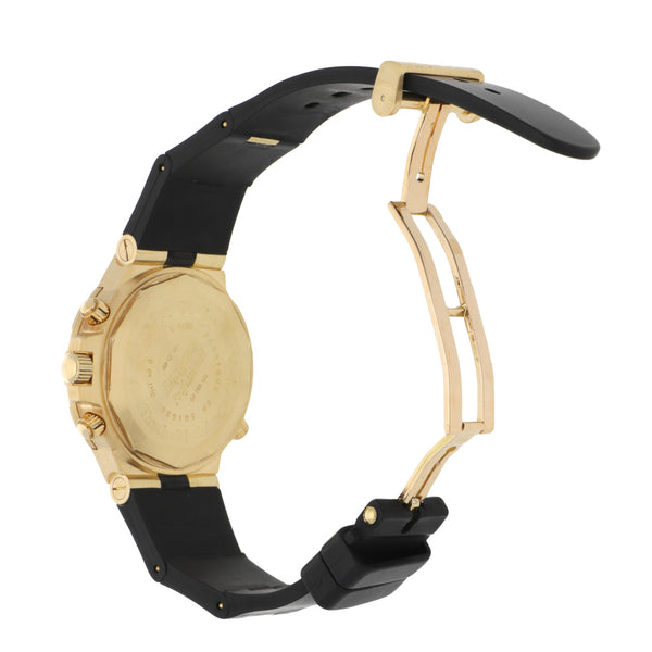 Reloj Bvlgari para caballero modelo Diagono Professional caja en oro amarillo 18 kilates.