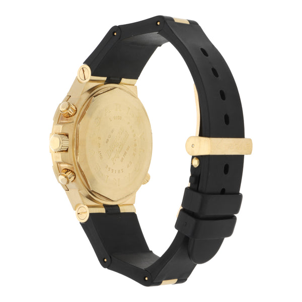 Reloj Bvlgari para caballero modelo Diagono Professional caja en oro amarillo 18 kilates.