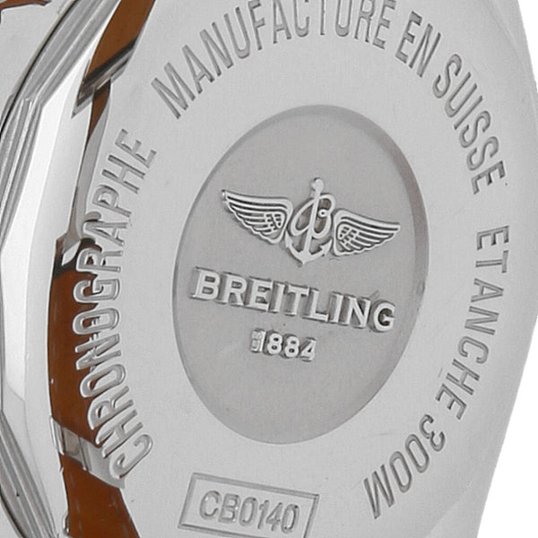 Reloj Breitling para caballero modelo Chronomat 41 bisel en oro amarillo 18 kilates.