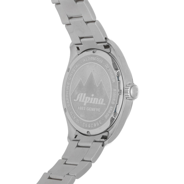 Reloj Alpina para caballero en acero inoxidable.