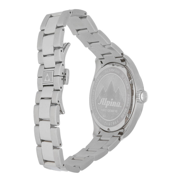 Reloj Alpina para caballero en acero inoxidable.