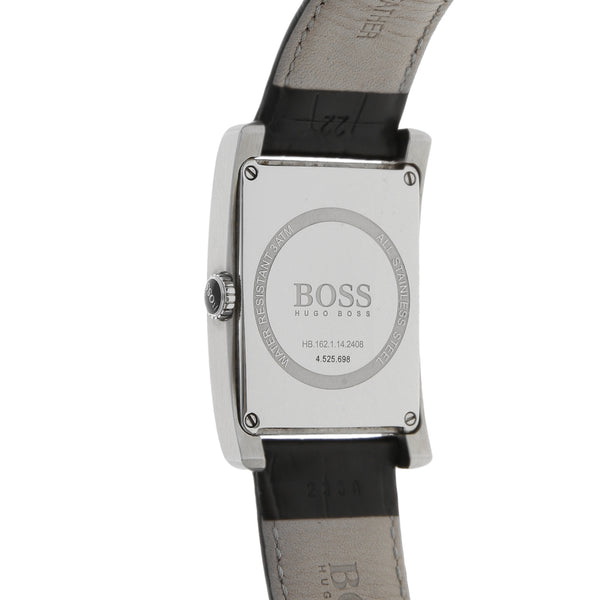 Reloj Hugo Boss para caballero en acero inoxidable correa piel.