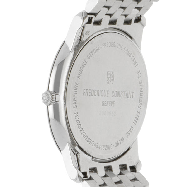 Reloj Frederique Constant para caballero en acero inoxidable.