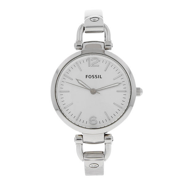 Reloj Fossil para dama en acero inoxidable.