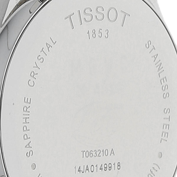 Reloj Tissot para caballero/unisex en acero inoxidable vistas chapa.