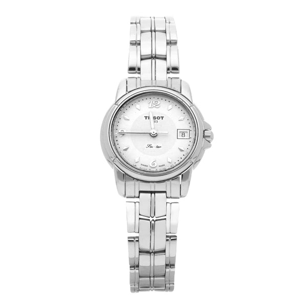 Reloj Tissot para dama en acero inoxidable.