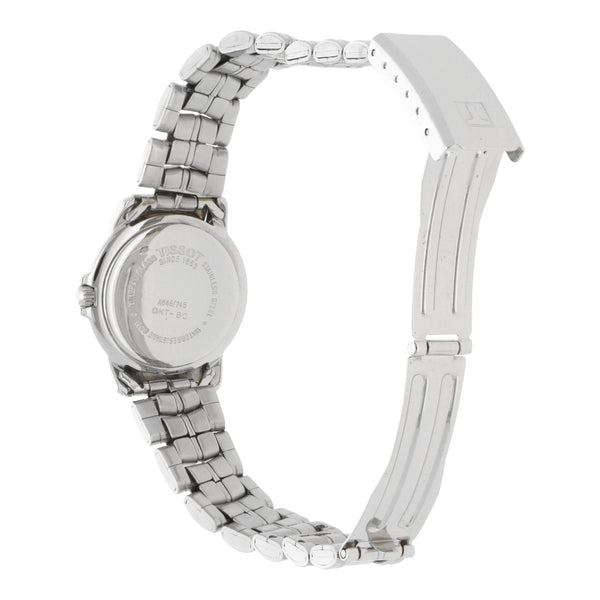 Reloj Tissot para dama en acero inoxidable.