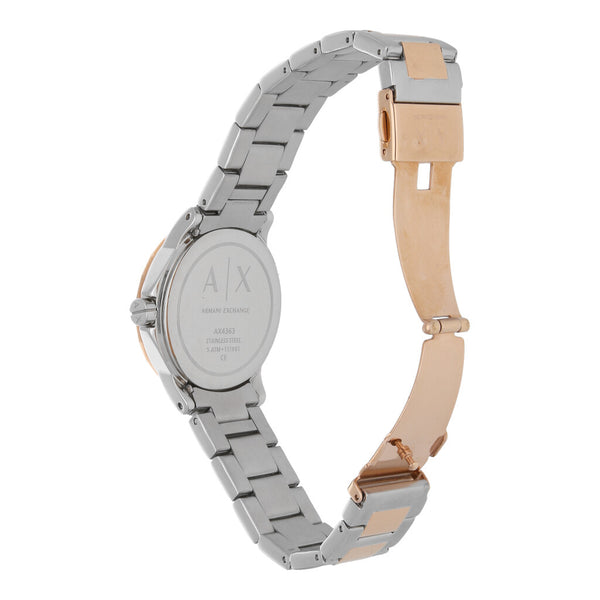 Reloj Armani Exchange para dama/unisex en acero chapa.