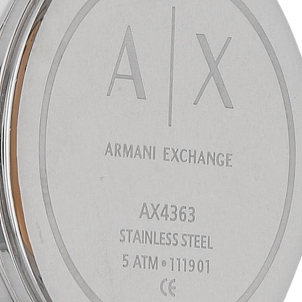 Reloj Armani Exchange para dama/unisex en acero chapa.