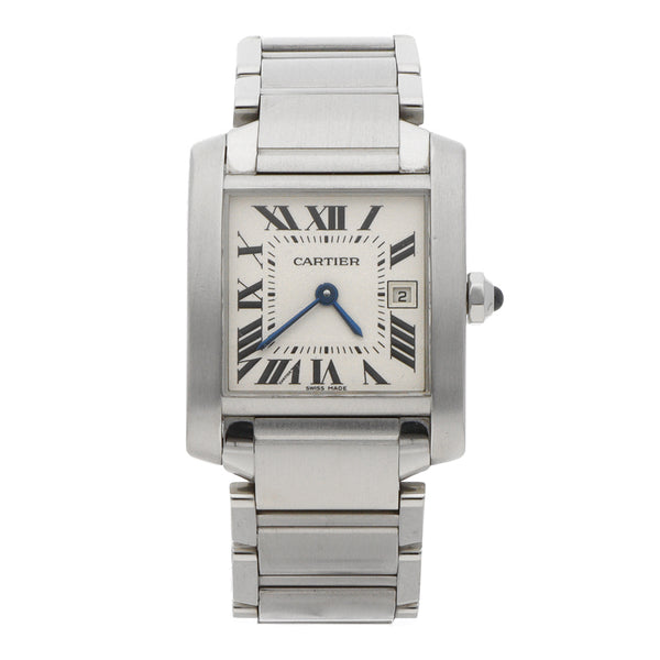 Reloj Cartier para dama modelo Tank Française.