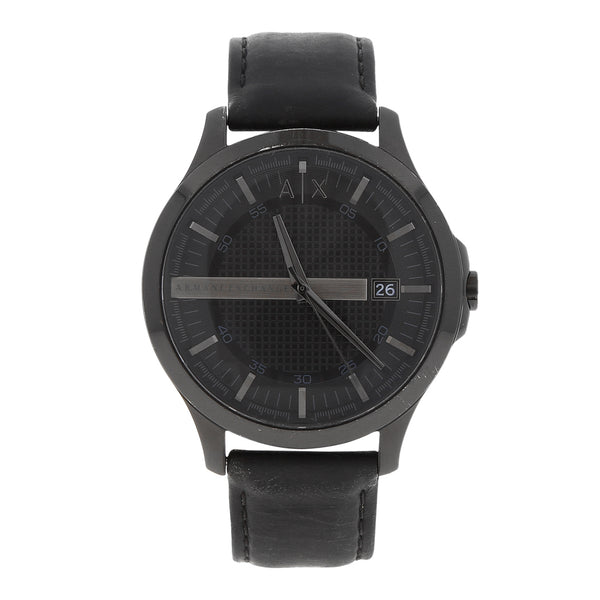 Reloj Armani Exchange para caballero en acero esmalte correa piel.