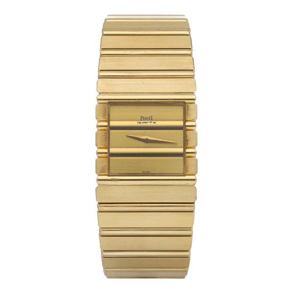 Reloj Piaget para caballero modelo Polo en oro amarillo 18 kilates.