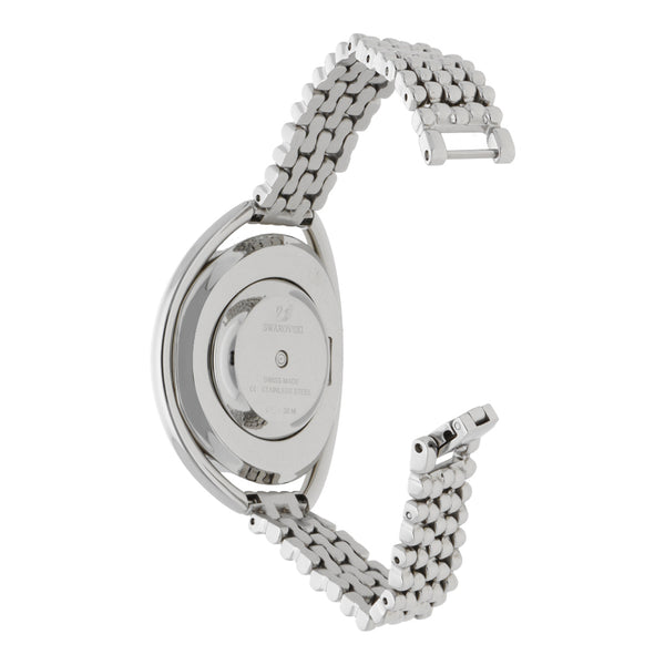 Reloj Swarovski para dama en acero inoxidable.