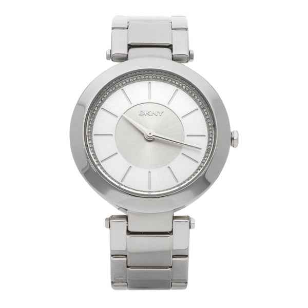 Reloj DKNY para dama/unisex en acero inoxidable.