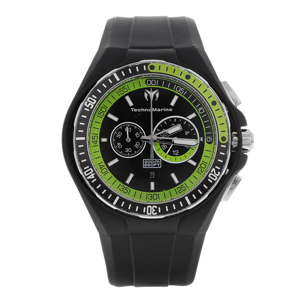 Reloj Technomarine para caballero en acero inoxidable correa caucho.