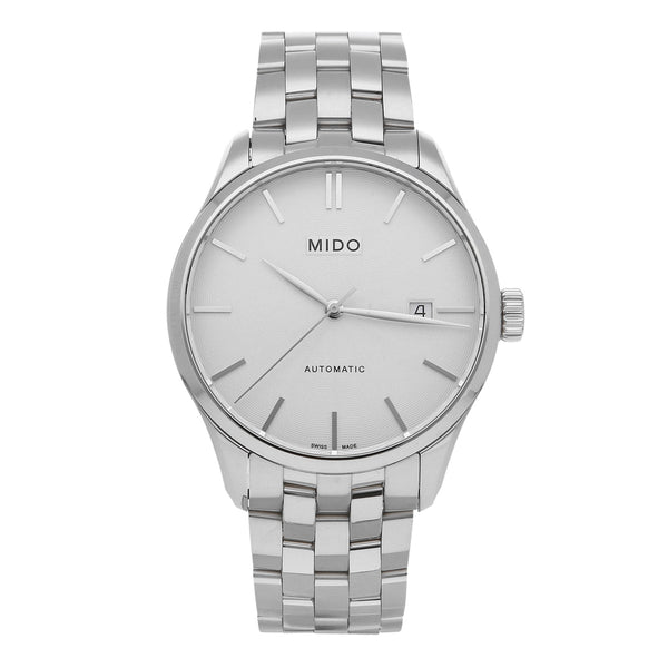 Reloj Mido para caballero en acero inoxidable.