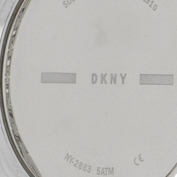 Reloj DKNY para dama en acero inoxidable vistas chapa.