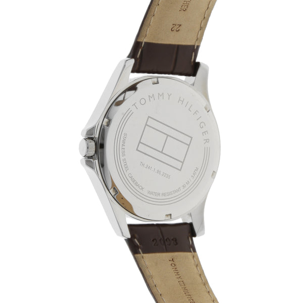 Reloj Tommy Hilfiger para caballero en acero inoxidable correa piel.