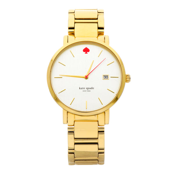 Reloj Kate Spade para caballero en acero chapa.