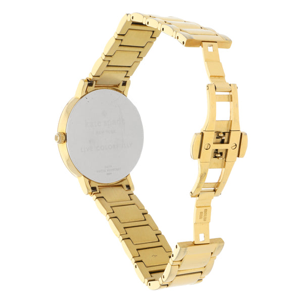 Reloj Kate Spade para caballero en acero chapa.