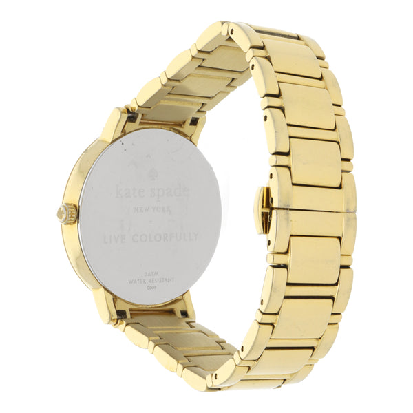 Reloj Kate Spade para caballero en acero chapa.