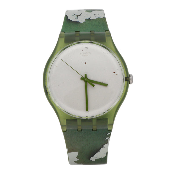 Reloj Swatch para caballero en plástico correa silicona.