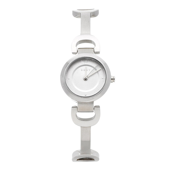 Reloj DKNY para dama en acero inoxidable.