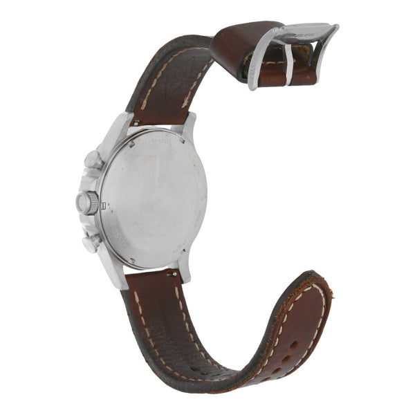 Reloj Fossil para caballero en acero inoxidable correa piel.