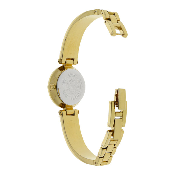 Reloj Anne Klein para dama en acero chapa.