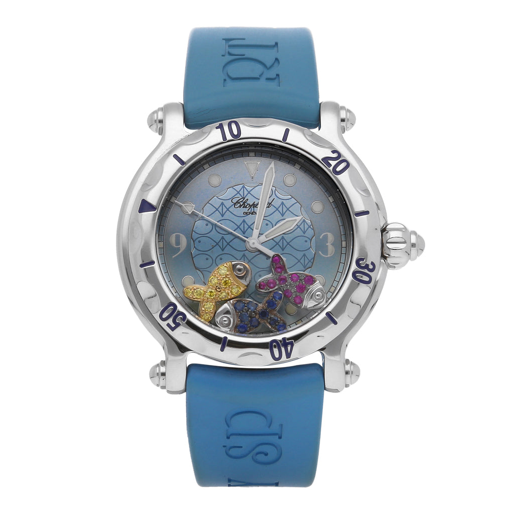 Reloj Chopard para dama modelo Happy Sport. Nacional Monte de Piedad