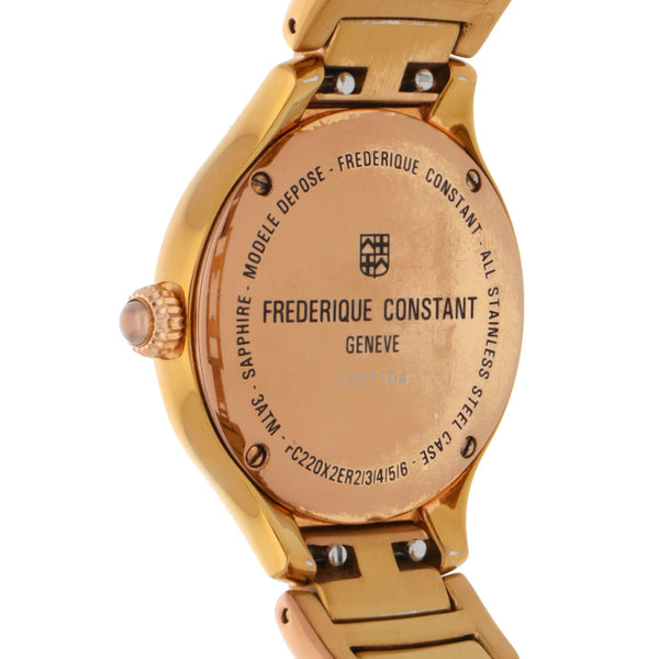 Reloj Frederique Constant para dama modelo Delight Hearts Round.