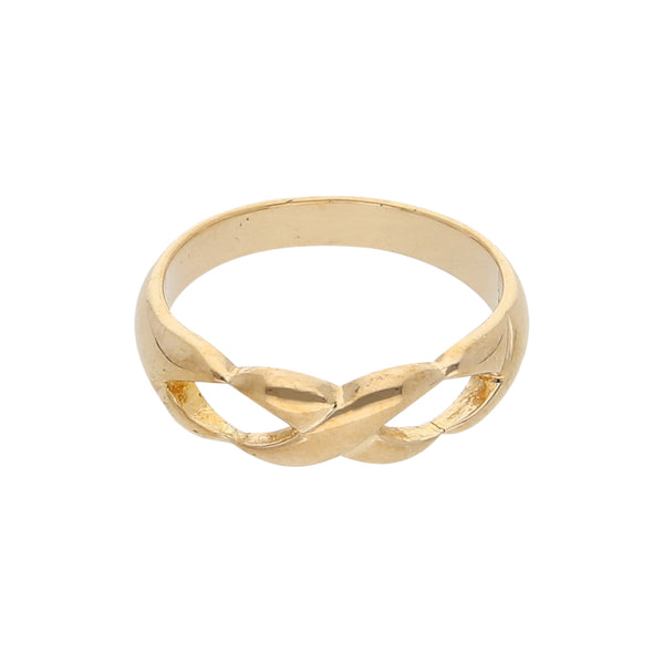 Anillo calado en oro amarillo 18 kilates.