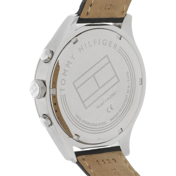 Reloj Tommy Hilfiger para caballero en acero inoxidable correa piel.