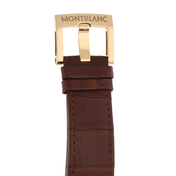 Reloj Montblanc para caballero modelo Timewalker en oro rosa 18 kilates.