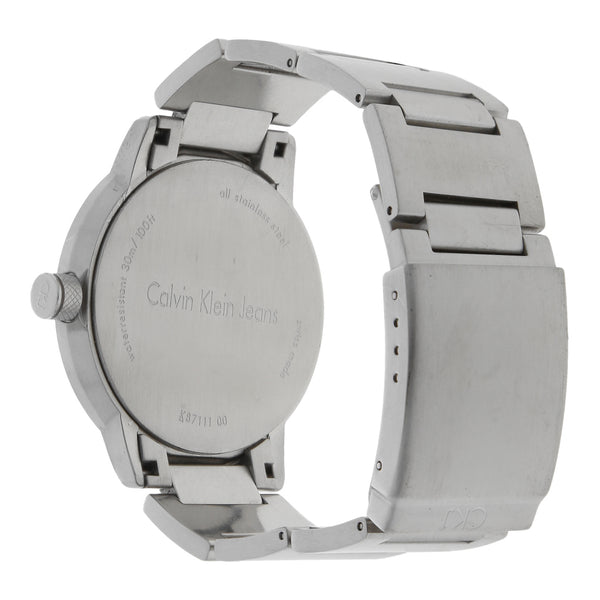 Reloj Calvin Klein para caballero en acero inoxidable.