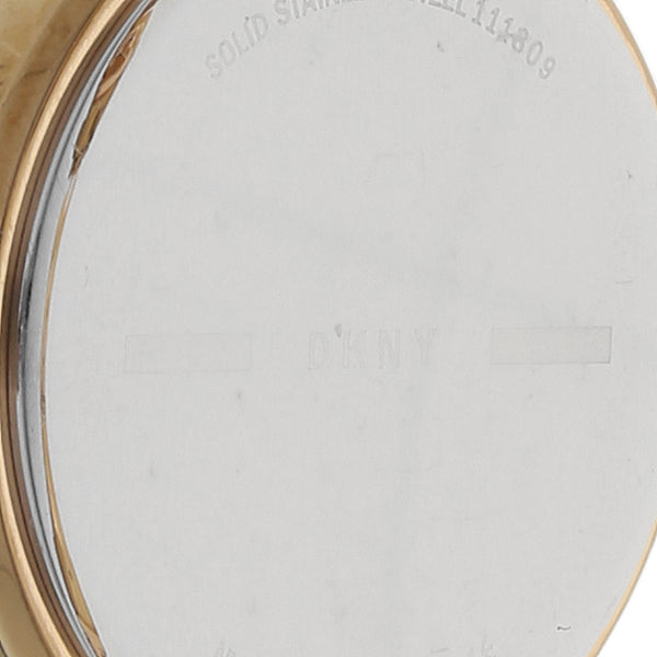 Reloj DKNY para dama en acero chapa.