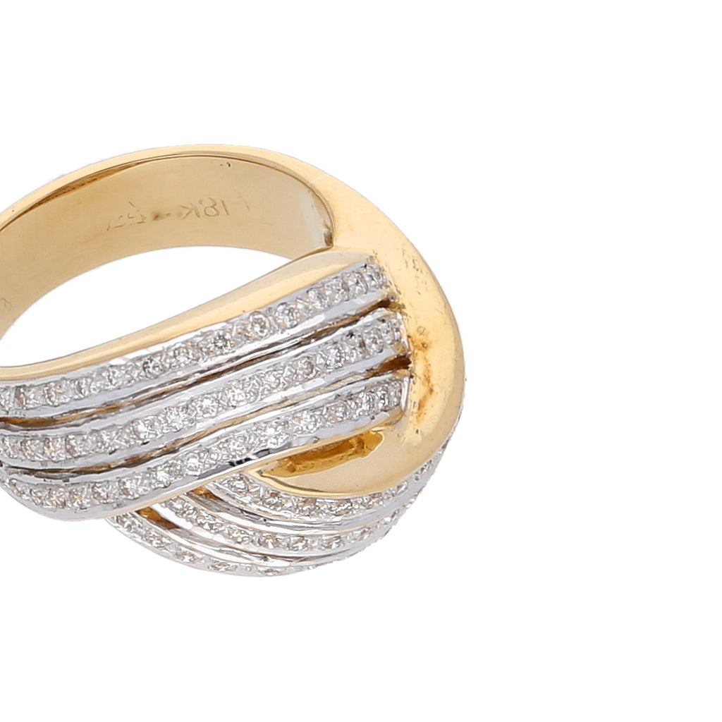 Anillo estilizado firma Louis Vuitton con diamantes en oro dos tonos 1 –  Nacional Monte de Piedad