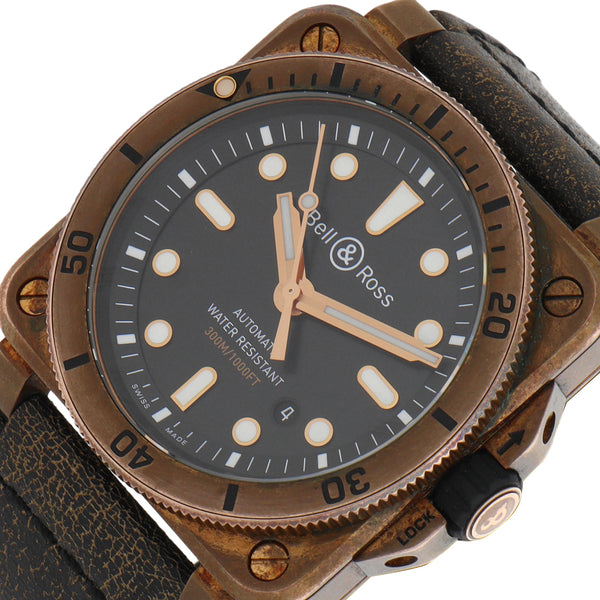 Reloj Bell & Ross para caballero modelo Diver Bronze.