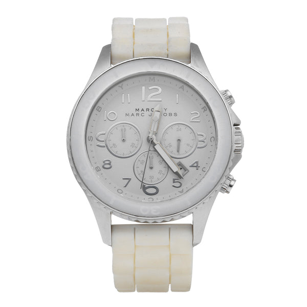 Reloj Marc by Marc Jacobs en acero inoxidable correa silicona.