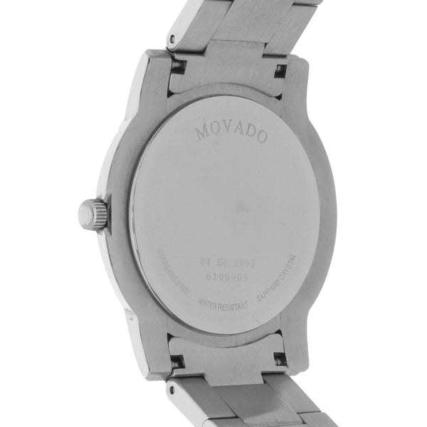 Reloj Movado para caballero en acero inoxidable.