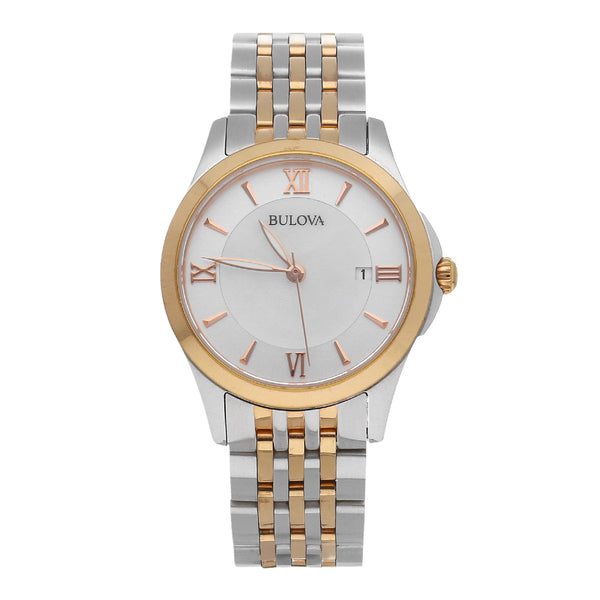 Reloj Bulova para dama en acero vistas chapa.