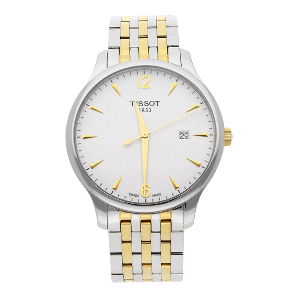 Reloj Tissot para caballero en acero inoxidable vistas chapa.