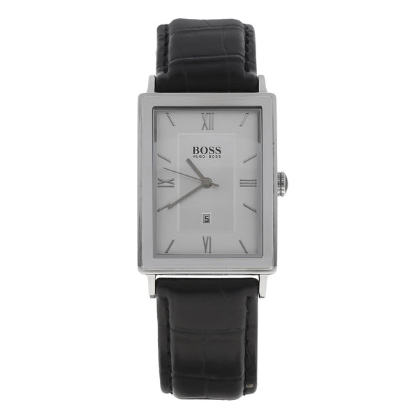 Reloj Hugo Boss para caballero en acero inoxidable correa piel.