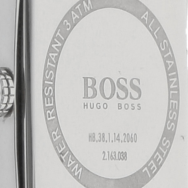 Reloj Hugo Boss para caballero en acero inoxidable correa piel.