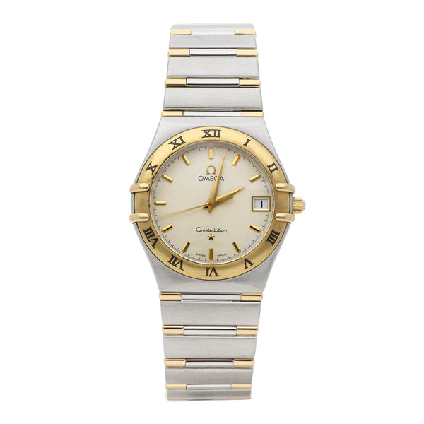 Reloj Omega para caballero modelo Constellation vistas en oro amarillo 18 kilates.