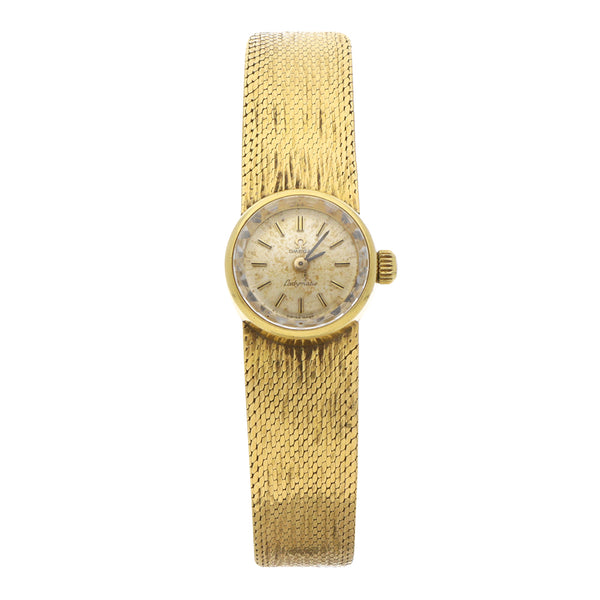 Reloj Omega para dama modelo Ladymatic en oro amarillo 18 kilates.