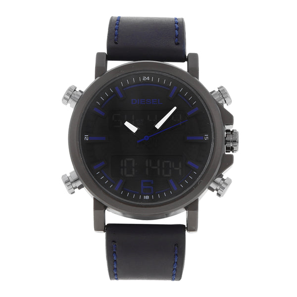 Reloj Diesel para caballero en acero correa piel.