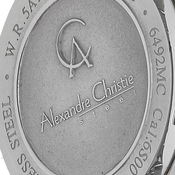 Reloj Alexandre Christie para caballero en acero inoxidable.